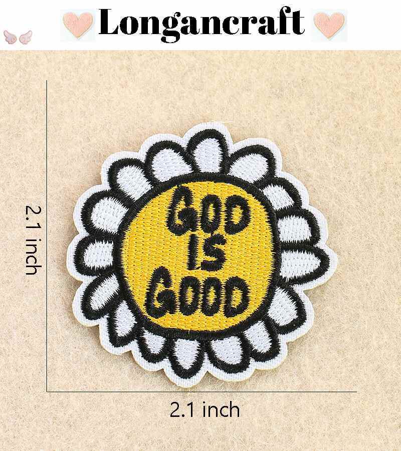 Sun Palm Tree Embroidered Patch