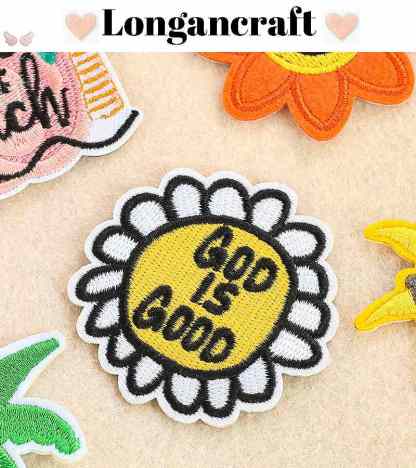 Sun Palm Tree Embroidered Patch