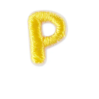 Mini Color Letter Iron On Patch