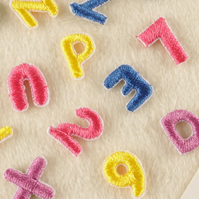 Mini Color Letter Iron On Patch