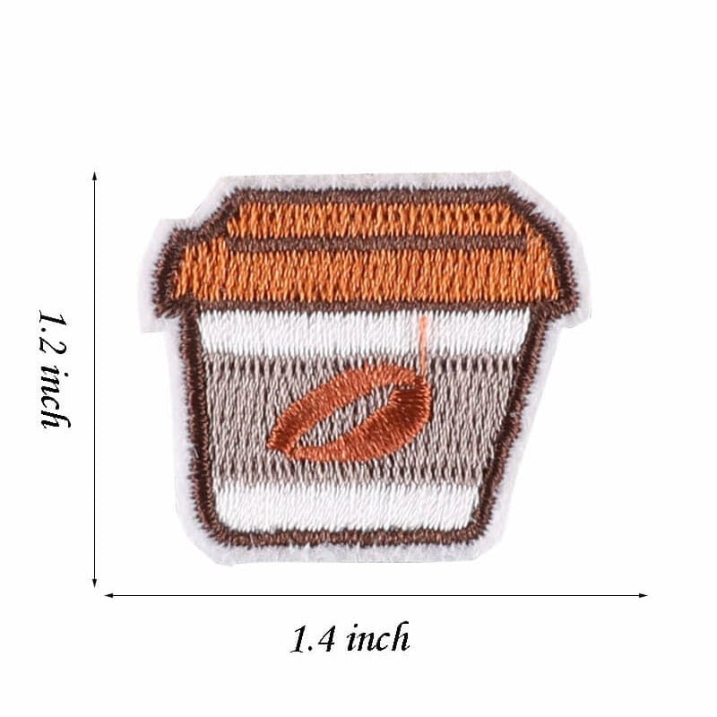 Pumpkin Beer Embroidered Patches