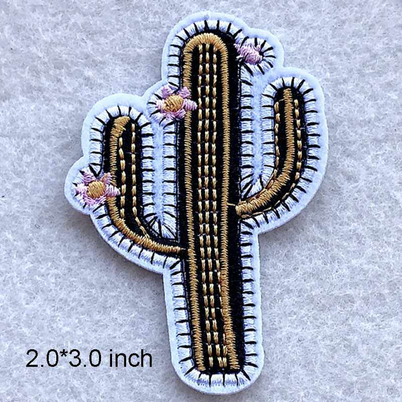 Desert Cactus Iron On Patches Set