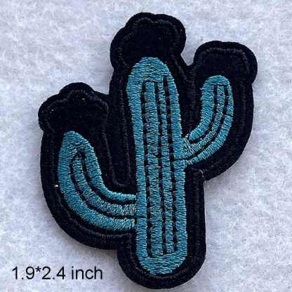 Desert Cactus Iron On Patches Set