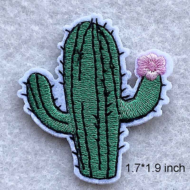 Desert Cactus Iron On Patches Set
