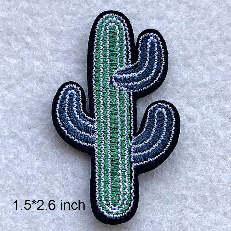 Desert Cactus Iron On Patches Set