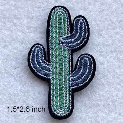 Desert Cactus Iron On Patches Set