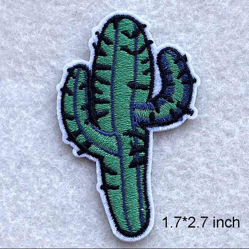 Desert Cactus Iron On Patches Set