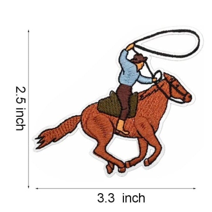 Cowboy Farmhouse Iron On Patches