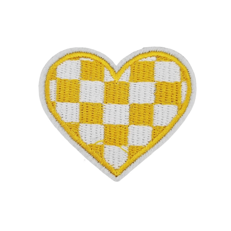 Colors Heart Iron On Patches