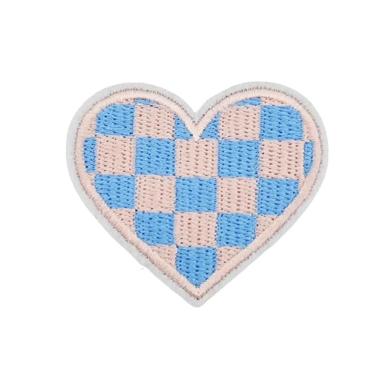Colors Heart Iron On Patches
