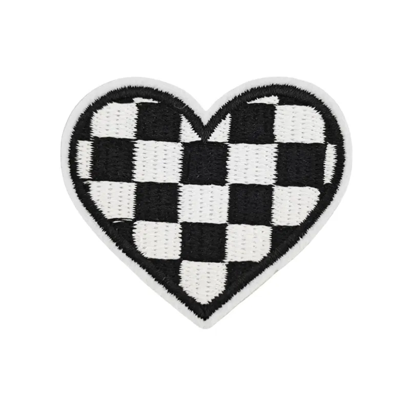 Colors Heart Iron On Patches