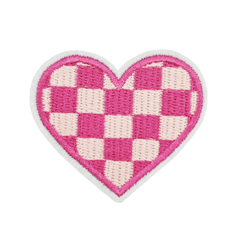 Colors Heart Iron On Patches