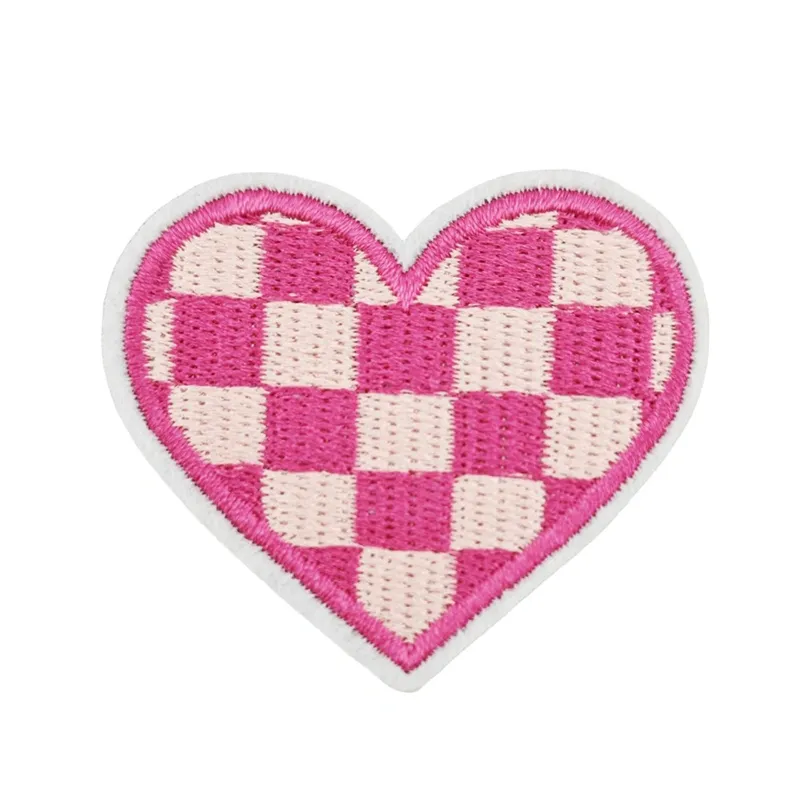 Colors Heart Iron On Patches