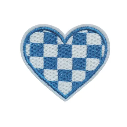 Colors Heart Iron On Patches