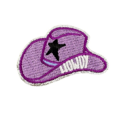 Cowgirls Hat Embroidered Patches