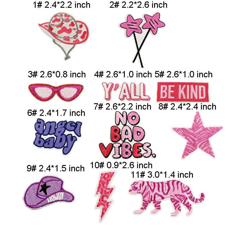 Cowgirls Hat Embroidered Patches