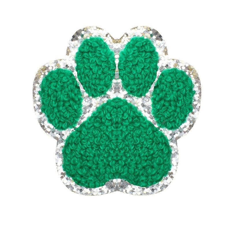 Animal Cat Paw Chenille Patches