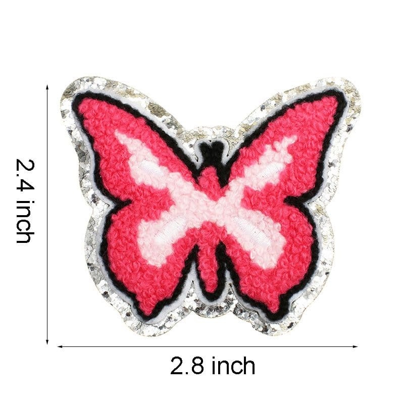 Pink Western Iron On Patches