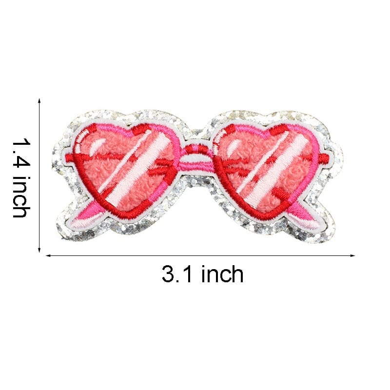 Pink Western Iron On Patches