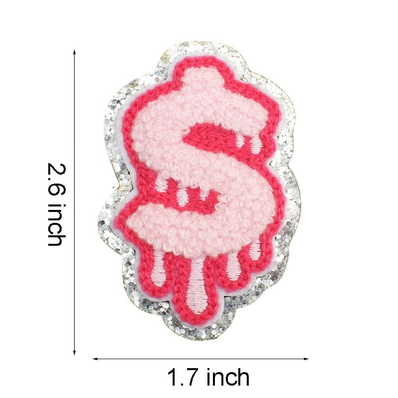 Pink Western Iron On Patches
