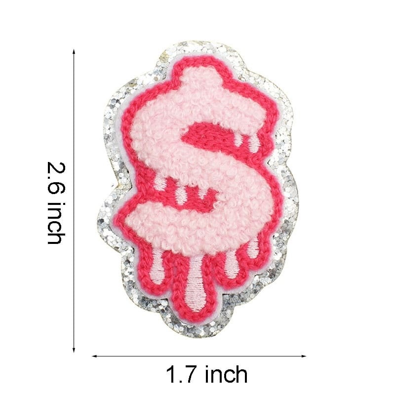 Pink Western Iron On Patches