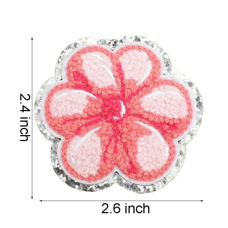 Pink Western Iron On Patches