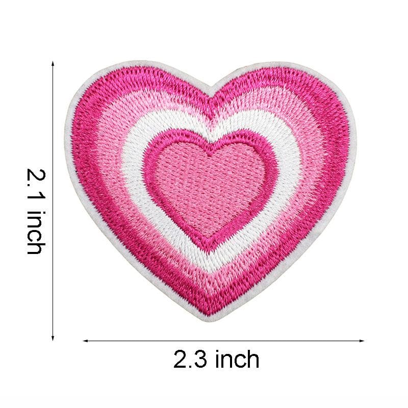 Pink Western Embroidered Patches