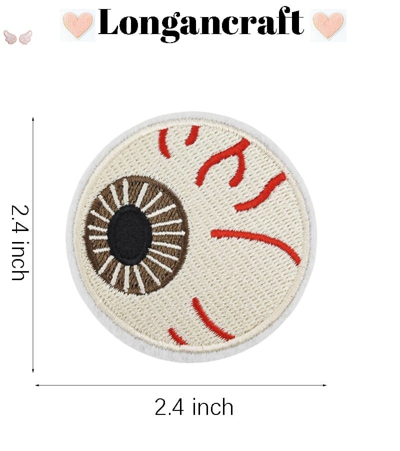 Halloween Ghost Bat Embroidered Patches