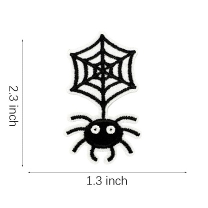 Halloween Black Cat Embroidered Patches