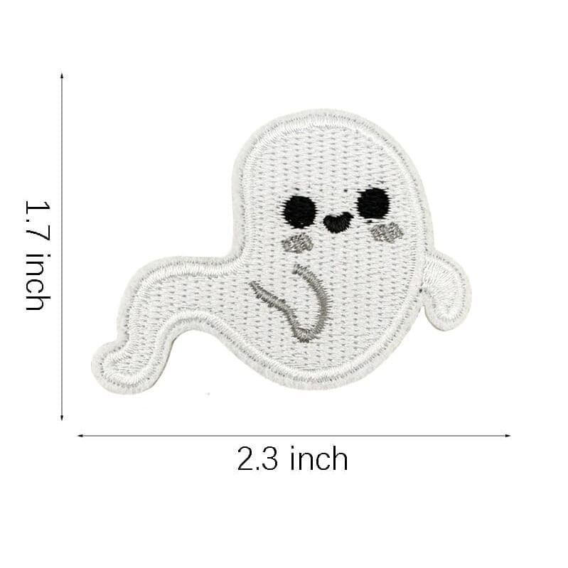 Halloween Black Cat Embroidered Patches