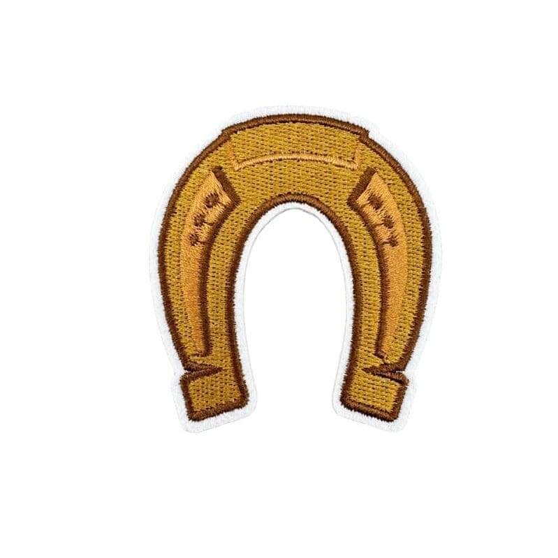 Western Cowboys Brown Iron On Patches