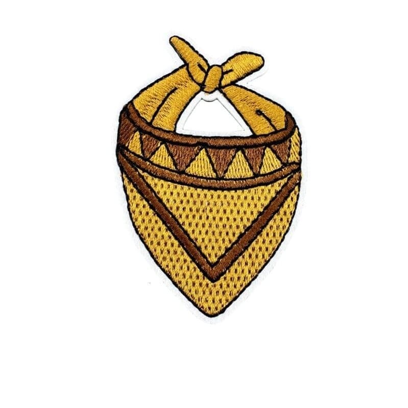 Western Cowboys Brown Iron On Patches