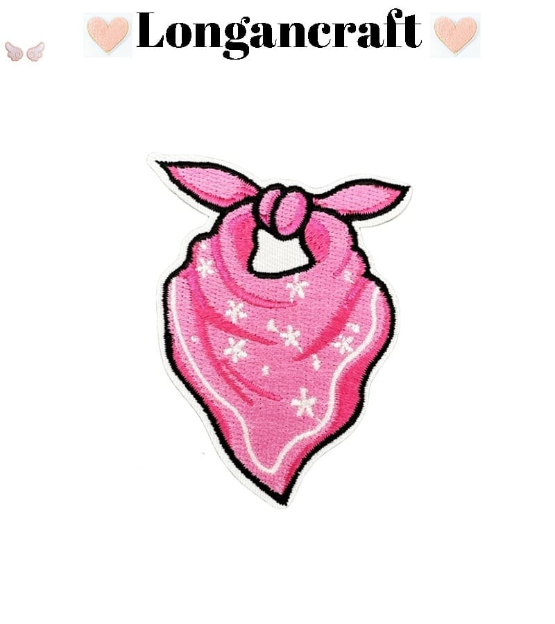 Western Cowgirls Pink Iron On Patches