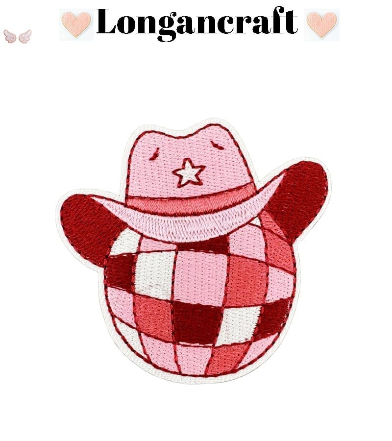 Western Cowgirls Pink Iron On Patches