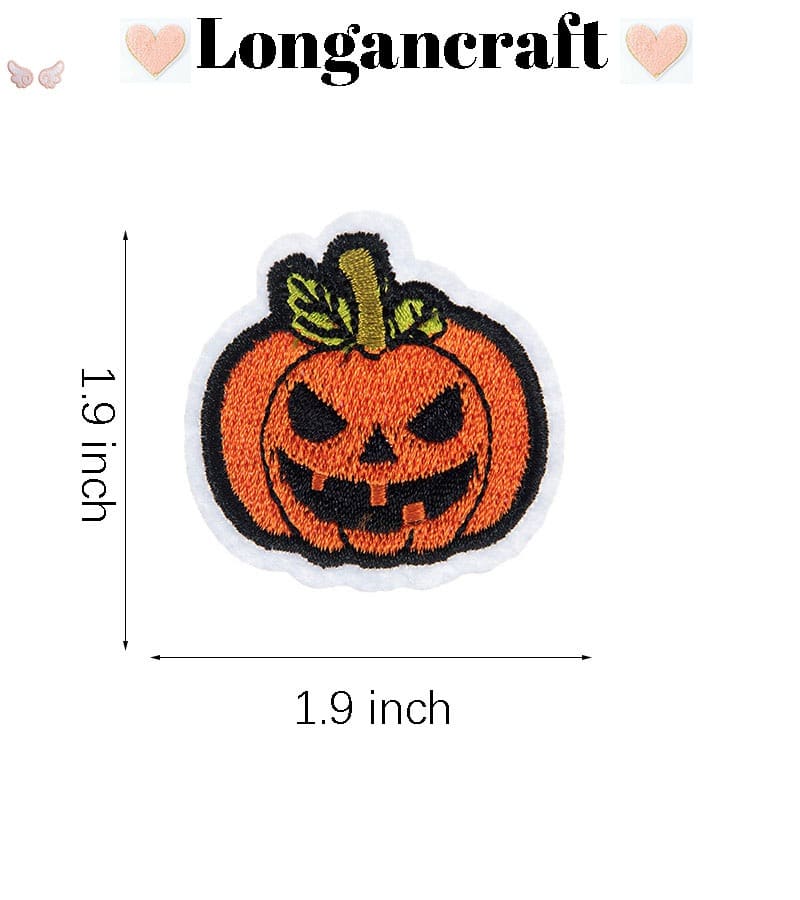 Halloween Theme Iron On Patches Set