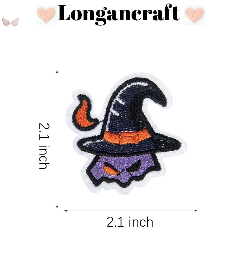 Halloween Theme Iron On Patches Set