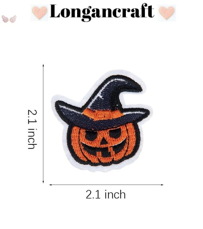 Halloween Theme Iron On Patches Set