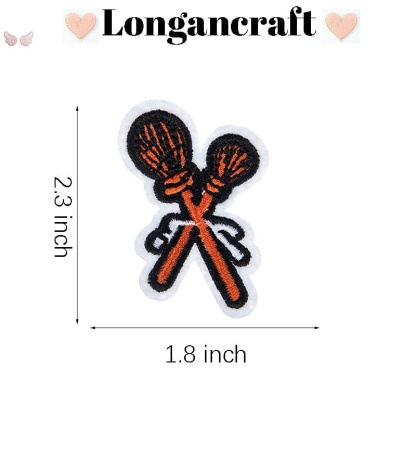 Halloween Theme Iron On Patches Set