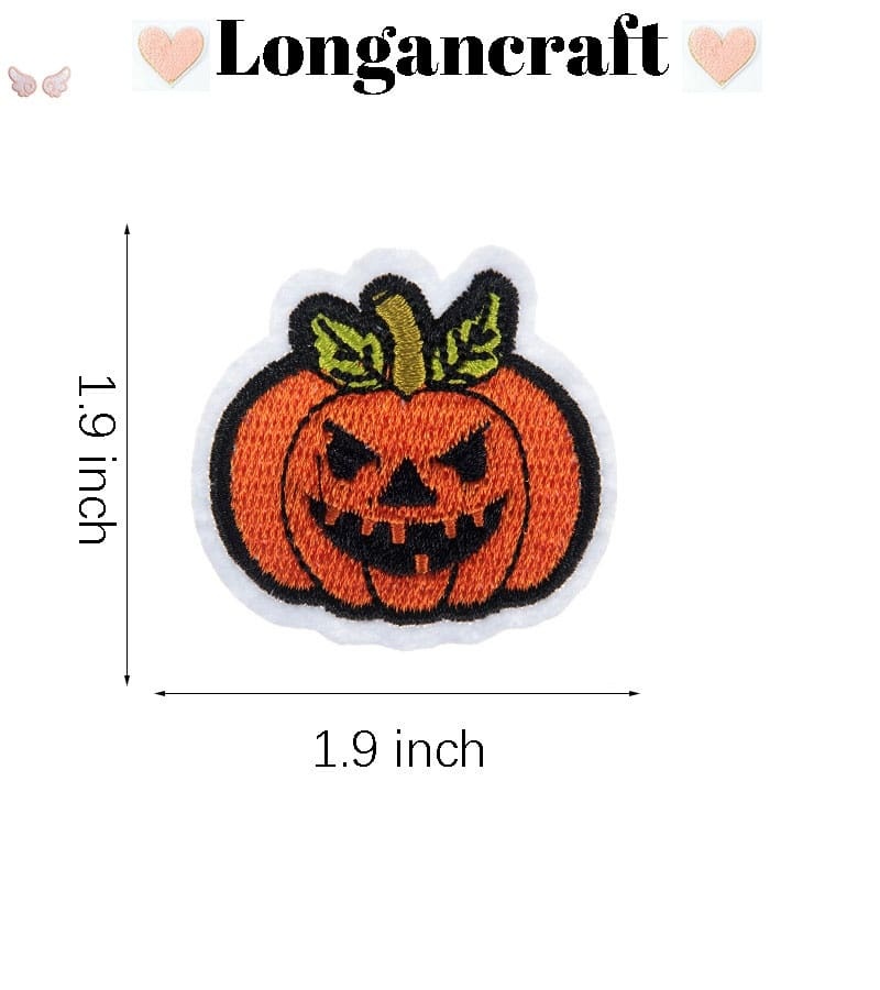 Halloween Theme Iron On Patches Set