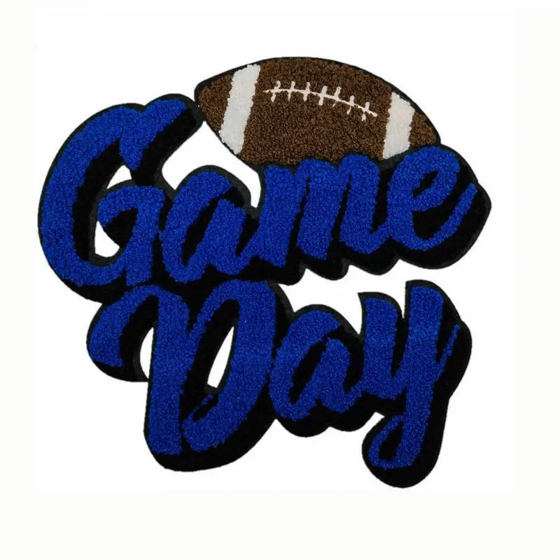 Game Day Letter Iron On Patches