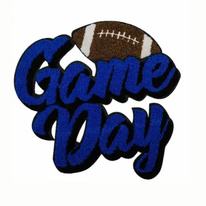 Game Day Letter Iron On Patches