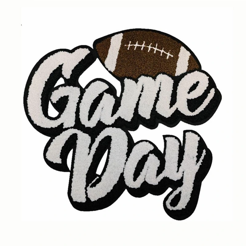 Game Day Letter Iron On Patches