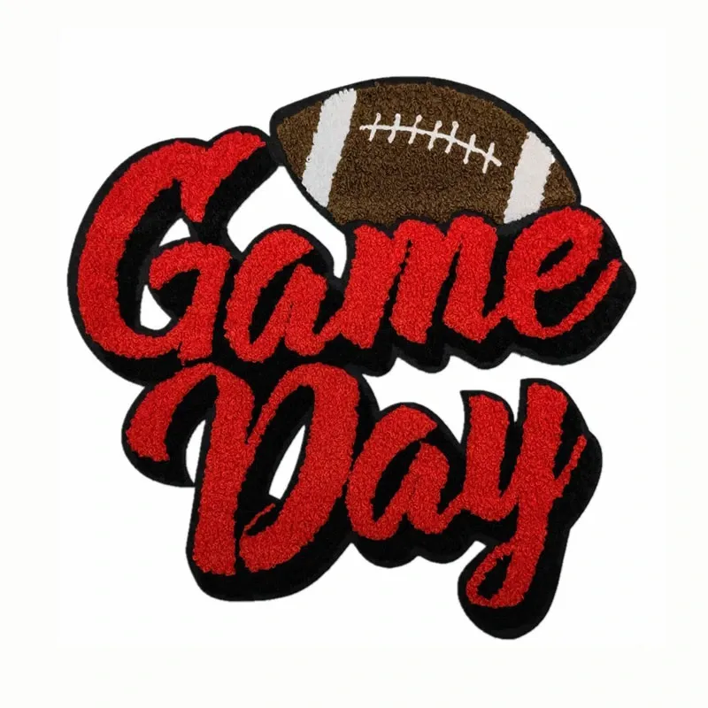 Game Day Letter Iron On Patches