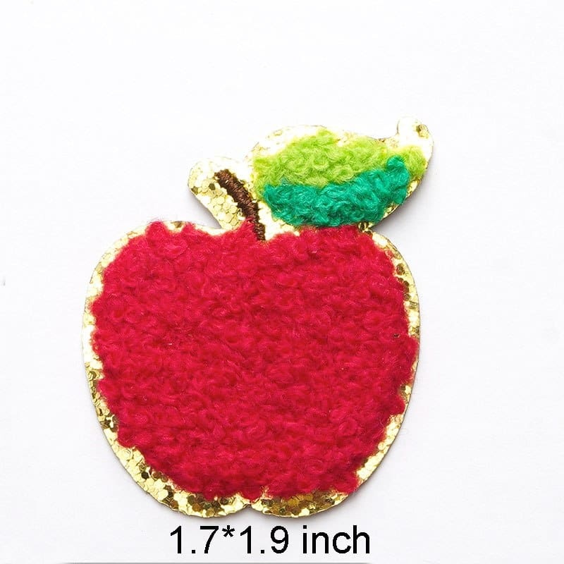 Strawberry Apple Fruit Iron On Patches