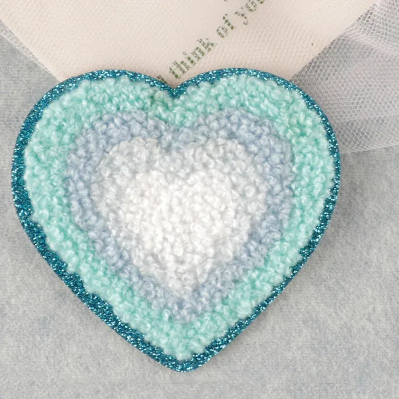 Heart Colorful Iron On Patches