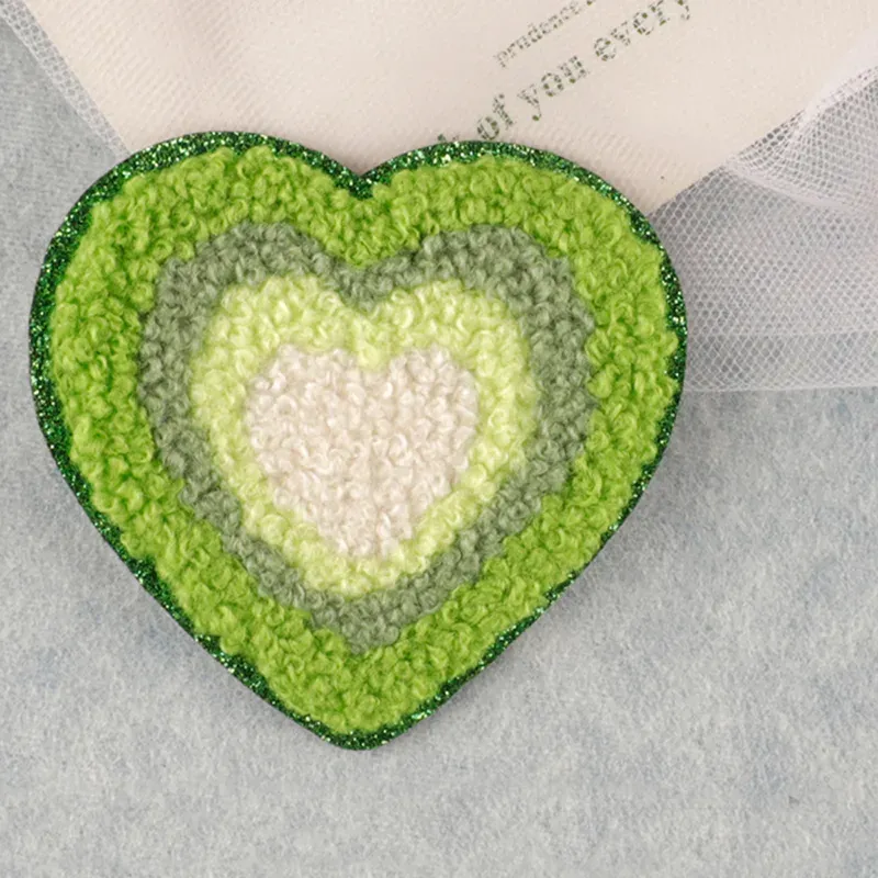 Heart Colorful Iron On Patches