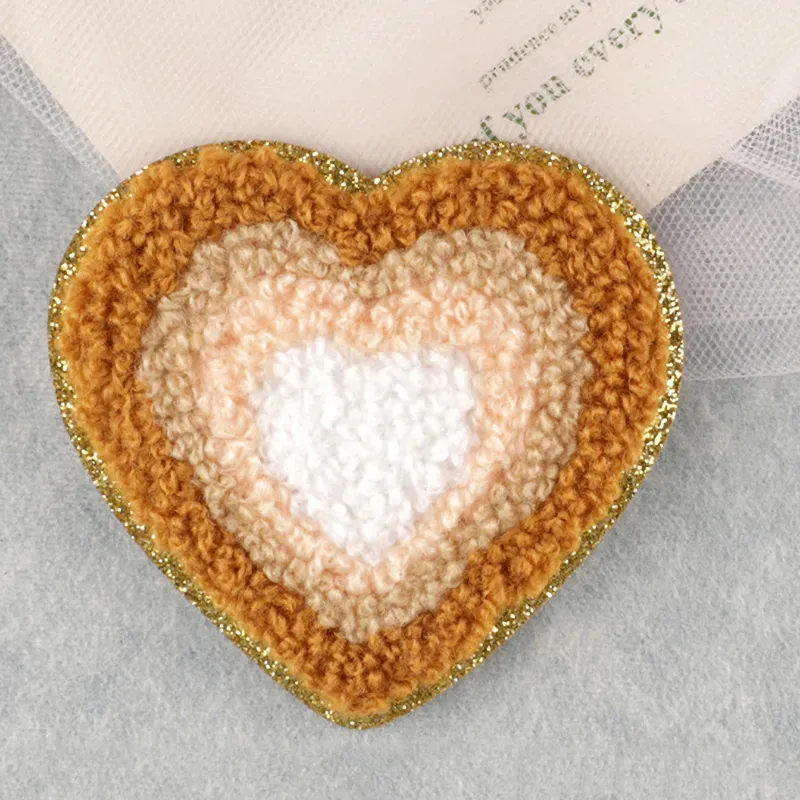 Heart Colorful Iron On Patches