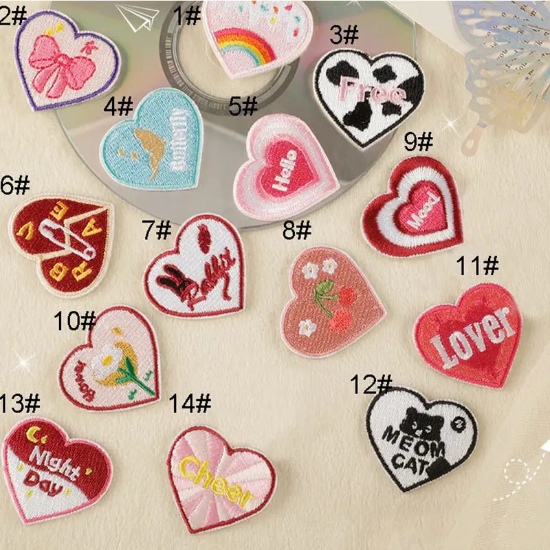 Cute Heart Self Adhesive Patch