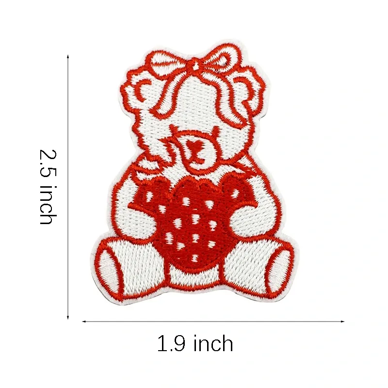 Cute Strawberry Iron on Patches