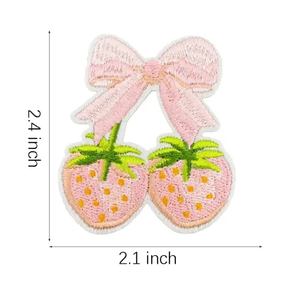 Cute Strawberry Iron on Patches